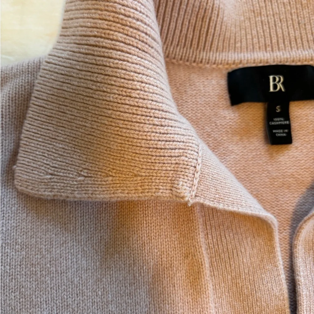 Cashmere Banana Republic light pink sweater, small - Picture 3 of 9